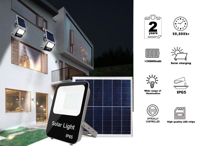 10000 Lumens Reflectores 12 Volt 100w Solar Flood Light 0