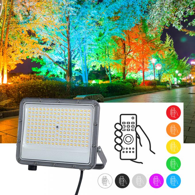 Adjustable color temperature floodlight with high brightness ...