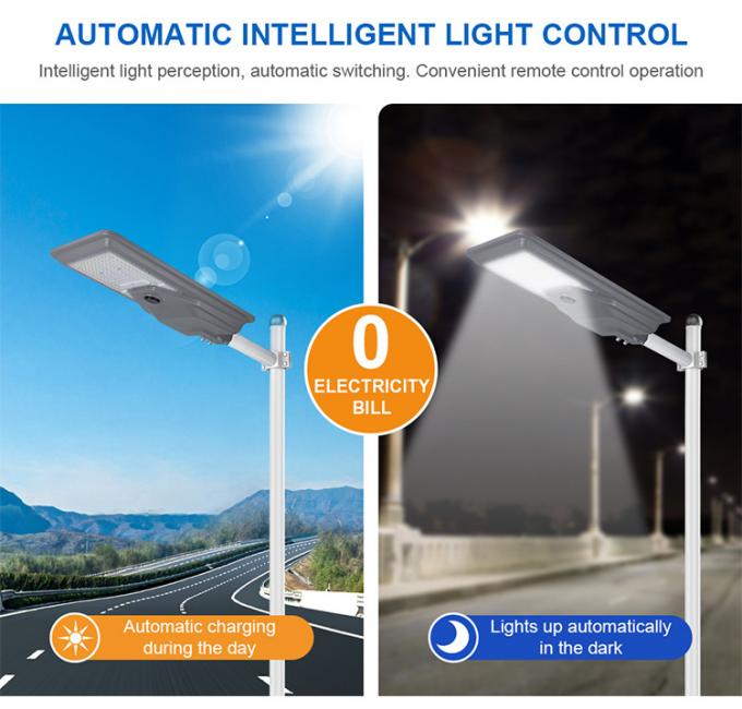 IP65 Lithium Battery 100w 300w 500w All in One Solar Street Light for ...