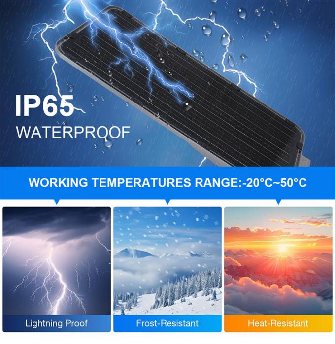 IP65 Lithium Battery 100w 300w 500w All in One Solar Street Light for ...