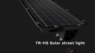TR-HS Upgrade Outdoor Lighting! High-Efficiency Topcon Solar Panel Street Light