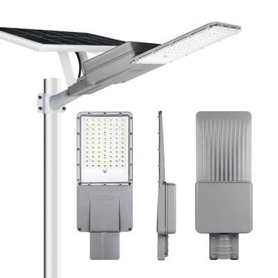 100 W IP65 Solar Powered LED Street Lights Cool White 50000 Hours Life Span