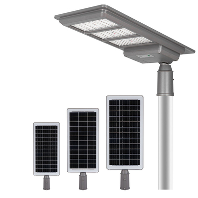 IP65 All In One Solar LED Street Light Monocrystalline Solar Panel 34000lm PC Lens