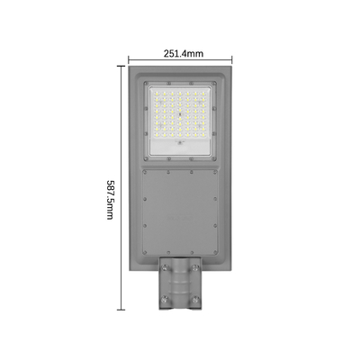 SMD2835 Solar Powered LED Street Lights Waterproof Slim Body 170lm/W 50000 Hours