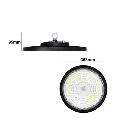 Black Housing Industrial LED High Bay Light 100watt 150watt 200watt 13000-30000lm IP65