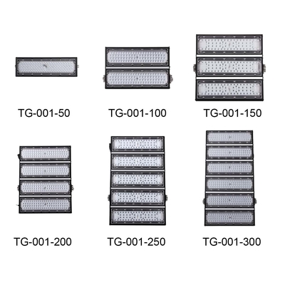 Sport Field Heavy Duty Aluminum Flood Light 100W 150W 200W 250W  DOB Drive AC 85-265V