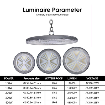 KCD High-Power 20000 Lumens Industrial High Lumen 50w 100w 120w 200w 300w UFO Badminton Court Light LED High Bay Light