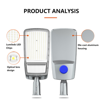 KCD 5000 Lumen Aluminum Explosion Proof Decorative Industrial OEM 150 Watt Electric Power Garden Rustic LED Street Light