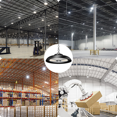 Workshop Sport Halls 50w 100w 150w 200w 300w Aluminum Industry Dimmable Explosion Proof IP65 UFO LED High Bay Light