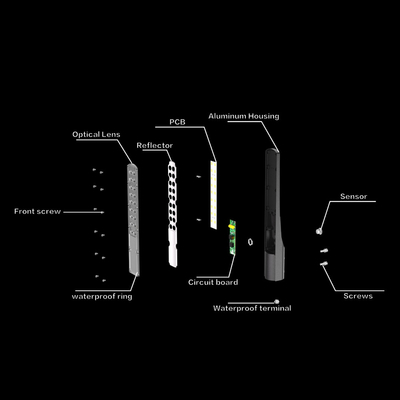 Waterproof Explosion Proof Outdoor 60w 100w 150w 200w High Quality Aluminum Lifepo4 Battery 6500k Solar Street Light