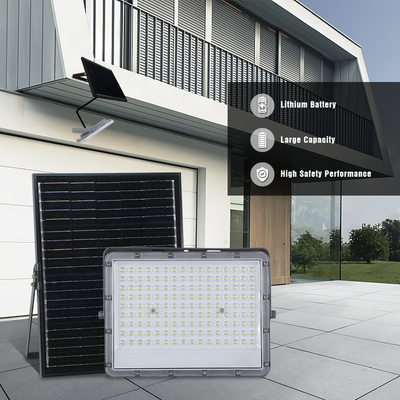 KCD Outdoor Super Brightness Floodlight High Lumen Commerical IP67 100w 200w 300w 400w 500w 600w Solar Rechargeable