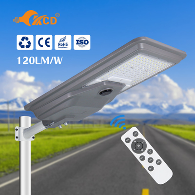 KCD Energy Saving Remote Controller 400w 500w IP65 Waterproof outdoor All In One Solar Light LED Street Light