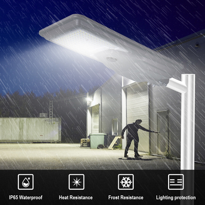 KCD Energy Saving Remote Controller 400w 500w IP65 Waterproof outdoor All In One Solar Light LED Street Light