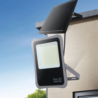 Solar Flood Light, LED Outdoor Light, Waterproof Motion Sensor Light, Durable Aluminum, Energy-Efficient Lighting, Garden Light, Parking Lot Light, Warehouse Light