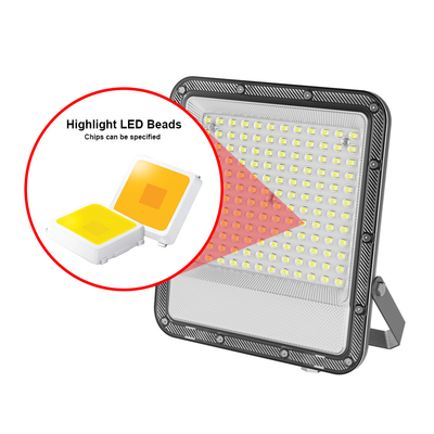 100W 10,000LM LED Flood Light with Precision Lens - Super Bright Spotlight,Gray color IP65 Waterproof，New 2025 Model for outdoor use
