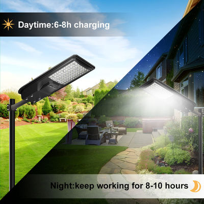 TR-CS All In One Solar LED Street Light with 6V20W Solar Panel 20AH Battery Capacity and 110 lm/w Lumen