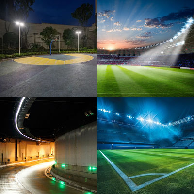 Adjustable color temperature Outdoor LED Flood Lights 3CCT 3000K 4000K 6500K IP65 waterproof grey material for outdoor lighting