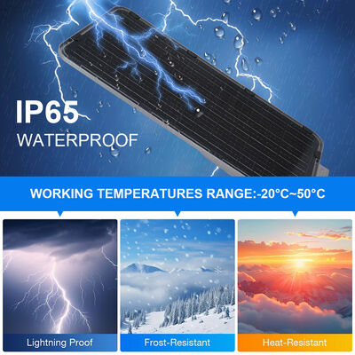 Motion Sensor Customised Color All in One Solar Street Light with 50000 Hours Lifespan Outdoor Solar Street Lamp