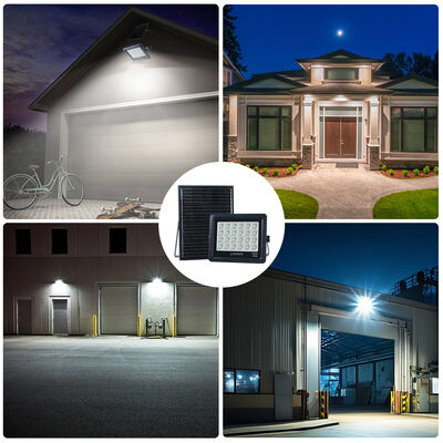Solar Flood Light 100W 200W 300W LED Outdoor IP65 Waterproof Motion Sensor Solar Powered Floodlight with Remote Control for Garden Parking Lot Billboard