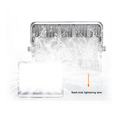 Cast Aluminum LiFePO4 Remote Control Battery Outdoor Waterproof 100w Solar LED Flood Light