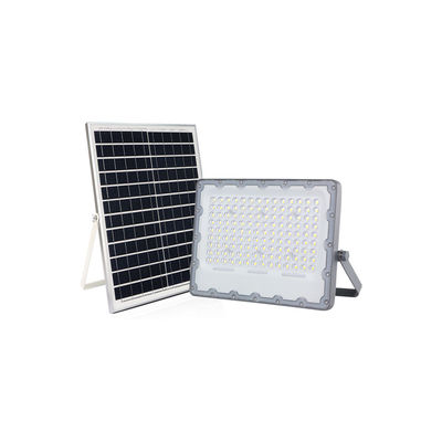 Cast Aluminum LiFePO4 Remote Control Battery Outdoor Waterproof 100w Solar LED Flood Light