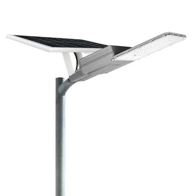 FCC IP65 Solar Powered LED Street Lights White Color Aluminum Alloy Material