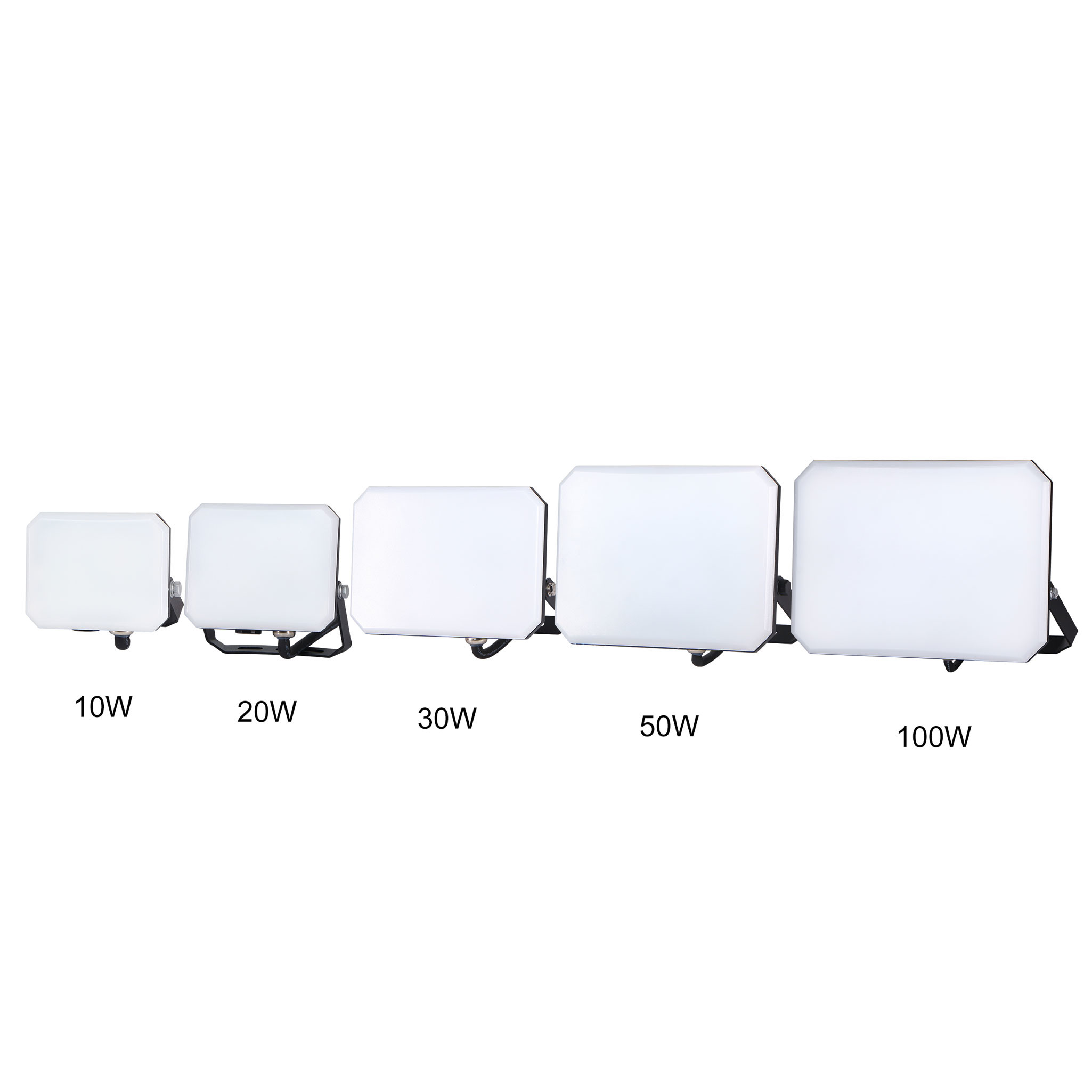 New series floodlights Full Wattage Long Cable 120° Degree Beam Angle