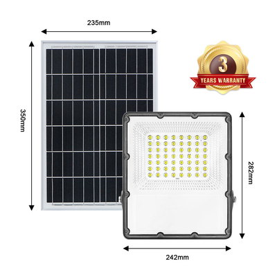 Die Casting Aluminum LED Soalr Powered Flood Ligtht High Efficiency 170lm/W EMC