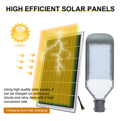 Highway Public Road High Power Solar Street Light Split All In Two 30w 90w 6000k