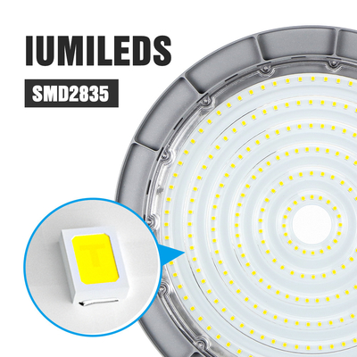 High Lumen UFO 300w 400w 200w LED High Bay Lights COB Reflector PC Cover