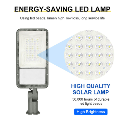 Industrial Aluminum Solar LED Street Lights 60w 100w 500w With Pole