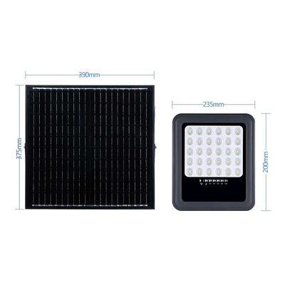 Black Body 17000 Lumens Outdoor Solar Flood Lights 50w 100w 200w 300w IP65