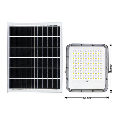 2700K 6500K Solar Powered Flood Lights 100w Big Capacity 3.2V Battery SMD 3030 LED Beads