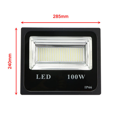 Black Aluminum Housing Outdoor LED Flood Lights Reflector 100W High Lumen 200 Beads