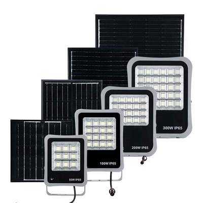 50 W 100 W 200 W 300 W Solar Outdoor Flood Lights EMC Higher Conversion Rate Strong Protection