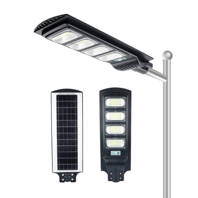 120w High Power LED Solar Street Light All In One 6500K Smd 2835 Streetlight LiFePO4 20Ah Battery