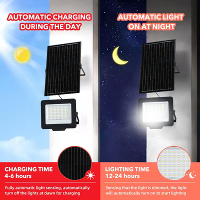 KCD Industrial Aluminum 100w 200w 300w Security Solar Flood Light High Lumen Rechargeable Solar Floodlights