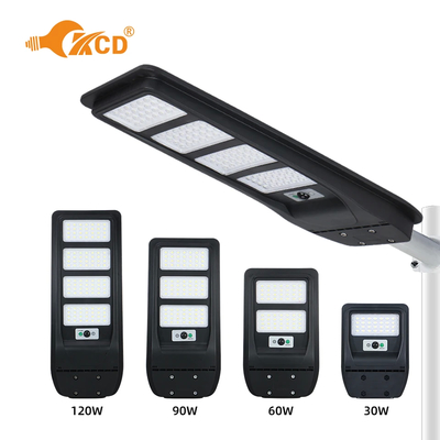 Wall/Pole Mounted Solar LED Street Lights Lumen Output IP65 DC12V with 120° Beam Angle