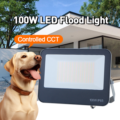 Outdoor LED Flood Light 3CCT 3000K 4000K 6500K Adjustable color temperature IP65 waterproof grey material High quality lamp