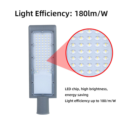 Customizable Waterproof LED Street Light IP65 Rated and Long Working Life 30000HRS for Durability