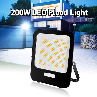 3CCT Selectable LED Flood Light with 180° Adjustable Angle and IK07 Impact Resistant for Outdoor Use