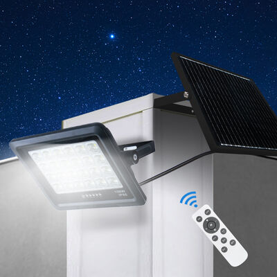 Solar Flood Light 100W 200W 300W LED Outdoor IP65 Waterproof Motion Sensor Solar Powered Floodlight with Remote Control for Garden Parking Lot Billboard