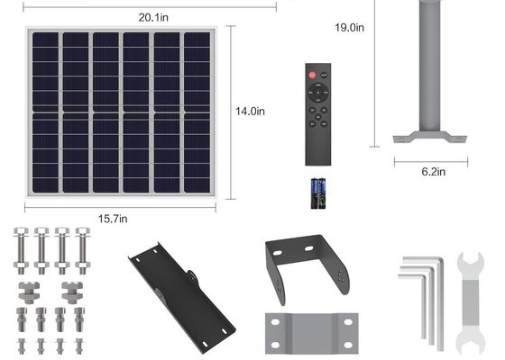 High Lumens Separate SMD 100Watt Solar Street Light waterproof IP65 Wide range exposure