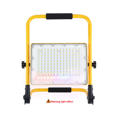 300w Commercial Portable LED Work Light Aluminum 7 Inch Yellow Heavy Duty 12-24v IP67
