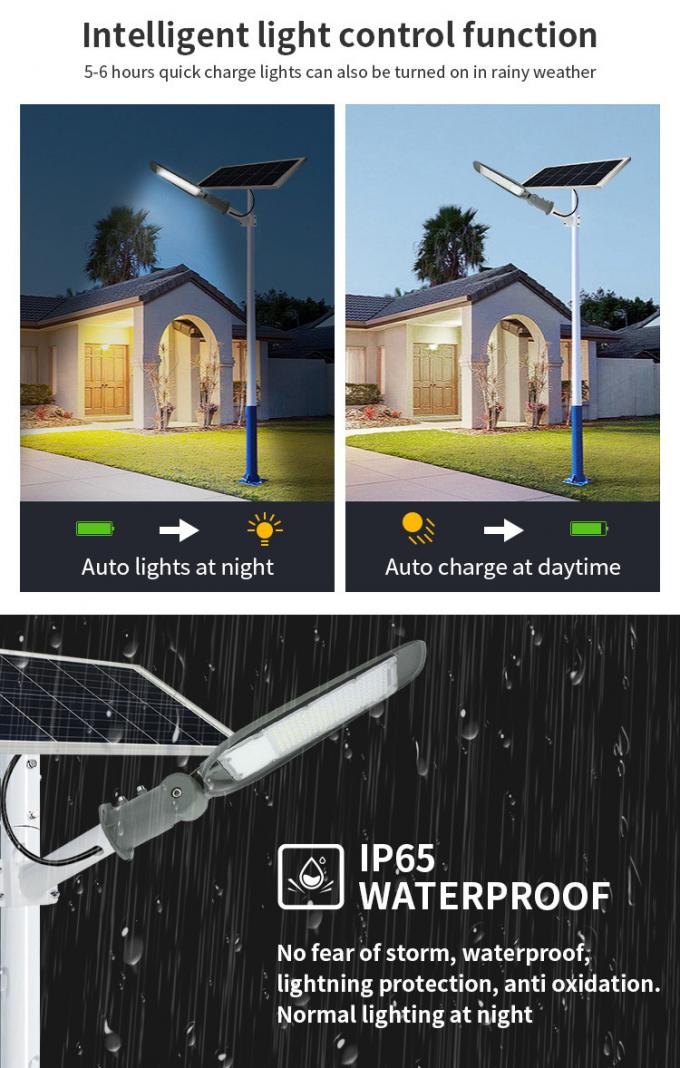 All In Two LED Solar Power Street Lights With Battery 300w 500w 1000w ...